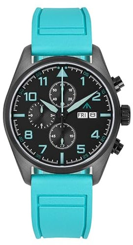 Militado ML04 39 mm Chronograph Herrenuhr 0S00 Quarzwerk gewölbtes Saphirglas leuchtende Fliegeruhr 100 m wasserdicht