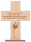 Spruchreif | Holzkreuz mit Gravur | Holzaufsteller Kreuz | Geschenke aus Holz | Christliche Geschenk | Geschenk Trauer | Trauergeschenk