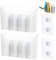 AOpghY 2 Stcs Schranktür Organizer Wandmontierte Badezimmerschrank Organizer Kleber Wandlagerorganisator mit abnehmbar