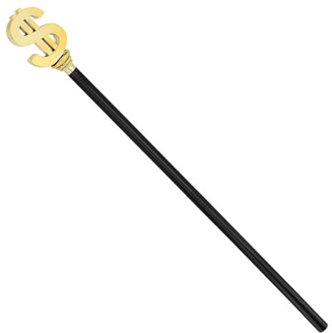 Boland 00469 - Stock mit Dollarzeichen für Kostüme, Accessoire für Karneval und Mottoparty