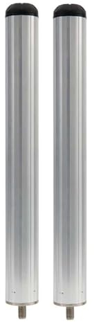 Fox Matrix Silver Leg Extensions 36mm / 300mm - 2 Beine für Sitzkiepe, Standfüße für Sitzbox, Standbein