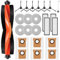 Lot de 24 accessoires pour robot aspirateur Xiaomi X20 Max / X20 Pro, pièces de rechange, 6 sacs à poussière, 6 tampons de nettoyage, 1 brosse principale, 6 brosses latérales, 4 filtres HEPA, 1 brosse