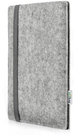 Stilbag eBook Reader Finn per Onyx Boox Palma 2 | Colore: grigio chiaro/nero | Custodia in feltro | eReader | Custodia per ebook Reader | Made in Germany