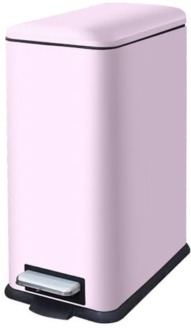JM ·YIPENG Poubelle de cuisine - 30 l - Poubelle avec couvercle et fermeture douce - Pour cuisine, salle de bain et bureau - Rose