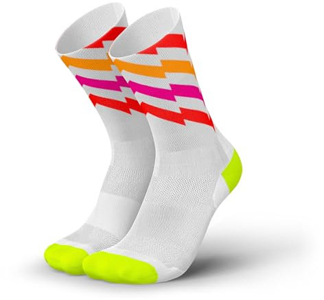 INCYLENCE ULTRALIGHT Laufsocken für Damen und Herren, atmungsaktiv und sehr dünn, 1 Paar (DE/NL/SE/PL, Numerisch, 39, 42, Regular, Regular, Waves Electric)