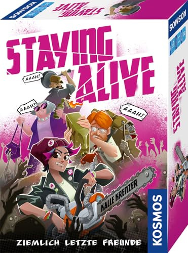 Kosmos Staying Alive, für 3-5 Personen, ab 12 Jahren | Ziemlich letzte Freunde - kooperatives Zombie-Kartenspiel für Überlebenskünstler,
