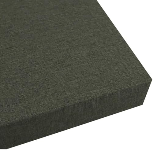 Bankauflage Innenraum Outdoor Sitzkissen Gartenkissen Bankkissen Rutschfestes,Dicke Von 5cm Bänke Kissen Sitzauflagen Loungekissen Sitzpolster Auflage Für Bänke/Gartenbank(Schwarz Grau,100x25x5cm)