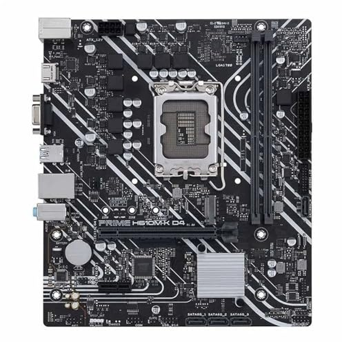 Fit For ASUS Prime H610M-E D4 PCIe 4.0, Dos Ranuras M.2, LAN Realtek 1G, CPU Intel de 12.ª generación, Mic-ATX Placas Base de computadora