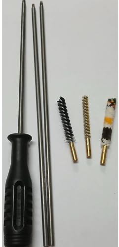 Kit Pulizia Carabina Calibro 22 Scovoli Scovolini Asta Bacchetta Cal.5,5