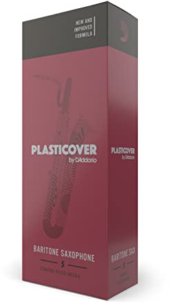 Rico Plasticover Baritone Sax Reeds, Strength 4.0, 5-pack