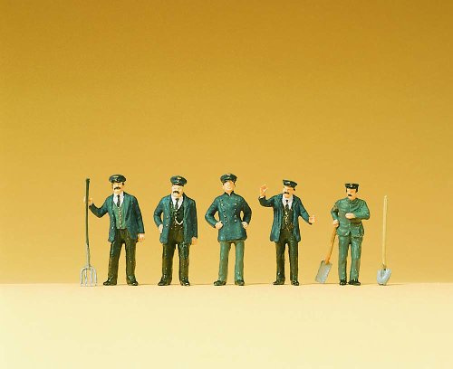 Preiser 12191 Railway Personnel 1890 (5) Exclusive Figure Set