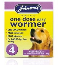 Jvp Dog Easy Dose Wormer - Size 4 Large Breeds 8 Tablets