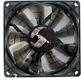 Bgears 90 mm 2 Ball Bearing High Speed High Performance Fan, Translucent Black (b-PWM 90 Black 2ball)