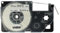 vhbw Kassette Patronen Schriftband 12mm kompatibel mit Casio KL-60, KL-7000, KL-70E, KL-7400, KL-750E, KL-780 Ersatz für Casio XR-12WE1, XR-12WE.