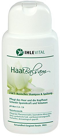 IHLEVITAL Haar Balsam - 2 in 1 - Basisches Shampoo und Spülung, 200 ml