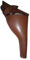 warreplica Britische 0,455 Webley Revolver Lederholster - Brown Farbe