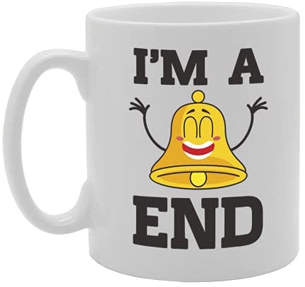 Coralgraph Inc MG5401 I'm A Bell End Tea Novelty Gift Printed Tea Coffee Ceramic Mug