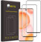 WFTE [2-Pezzi] Vetro Temperato per Honor 50/Huawei Nova 9 Pellicola Protettiva 3D Copertura Completaper [Durezza 9H][ Anti graffio][Anti-Impronte]Pellicola Protettiva per Honor 50/Huawei Nova 9(Black)