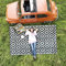Enipate Geometric Outdoor Rugs for Garden Patios Clearance, 4x6ft Reversible & Easy Cleaning Decking Rug, Portable Comfortable Woven Waterproof Carpet (120x180cm, Grey)