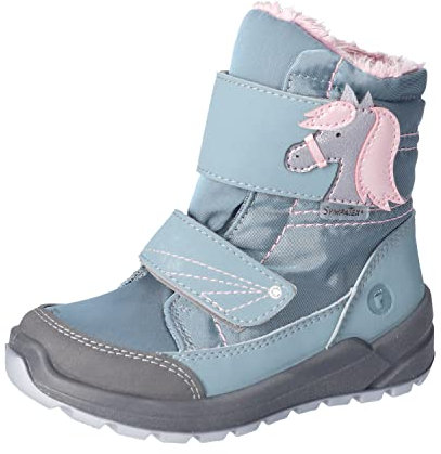 RICOSTA Mädchen Winterstiefel GAREI,Kinder Boots,WMS:Mittel,lose Einlage,Sympatex,waschbar,gefüttert,wasserdicht,Winterboots,Arctic (130),28 EU