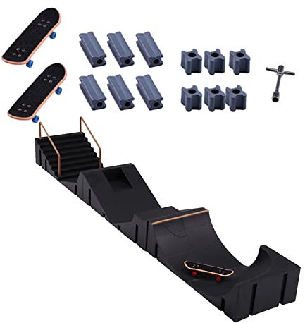 Baoblaze Fingerboard Ramp Finger Set Training Skate Ramp Finger Skateboard Rampen Spielzeug für Jungen