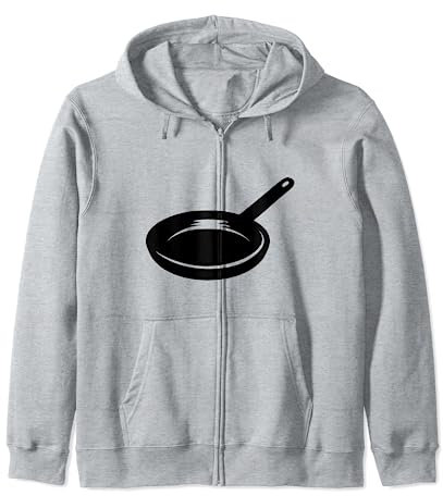 Frying Pan Costume Zip Hoodie