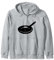 Frying Pan Costume Zip Hoodie