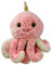 Niedliche Krake Plüsch Spielzeug Octopus Puppe Kuscheltier Cartoon Oktopus Stofftiere Plüschtiere Geburtstag Geschenk XXL (Rosa, 20 cm)