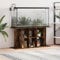 Festnight Aquarium Unterschrank mit Stauraum 120 x 40 x 60 cm, Aquariumständer für Aquarien, Aquarienschrank Terrarium Schrank (Räuchereiche)