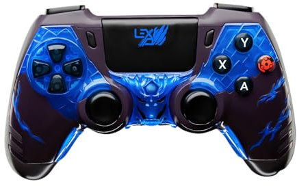 Lexip x Tsume - Manette Madara - Naruto Shippuden - Connection sans-Fil 2.4GHz Via USB dongle - 4 palettes programmables - Port Audio Jack 3.5mm