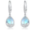Tulpen Ohrringe Silber 925 Damen Tulip Ohrhänger Tulpen Schmuck Geschenke für Frauen und Mädchen