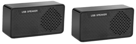 BESTonZON 2 Pz soundbar Altoparlanti da Tavolo Altoparlanti Interni Senza Fili Imbottitura delle pareti in Pelle Barre Audio Barra del Suono Barra Audio USB Altoparlante USB Computer Tromba