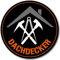 Dachdecker Logo Aufkleber Arbeit Sticker Walz Tippelei Digitaldruck laminiert Beruf Arbeit | Größe 6x6cm (S)