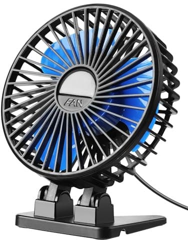 benpen USB Desk Fan Small Desktop Fan Quiet,Silent But Powerful,Portable Mini Fan,3 Speeds Fan 90°Adjustment,Table Fan for Bedroom Office Home Summer Cooling
