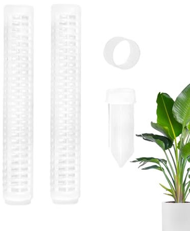 Fukamou Moosstangen-Monstera-Pflanzenstütze, Moosstangen, Monstera Moosstange stapelbar 2 Stück, Hohe Moosstangen zum Klettern von Pflanzen im Innenbereich, Moosstangen, Kletterstange für Pflanzen,