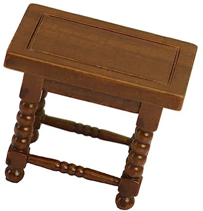 HEMOTON Mini-Möbelmodell Bank Figur Miniatur-Spielzeugmodelle für Kinder kindergeschenke Ornament Kleiner Teetisch Teetischdekoration europäischer Stil Mini-Tisch schmücken