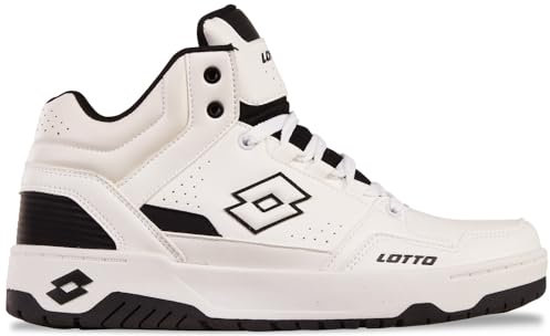 Lotto, Scarpe da Ginnastica Unisex-Adulto, Bianco Nero, 38 EU