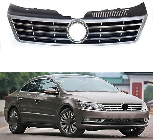 WHLXQ Auto Frontstoßstange Kühlergrill für VW Passat CC 2013-2017, Auto Oberen Stoßstange Haube Kühlergrill Auto Front Gitter