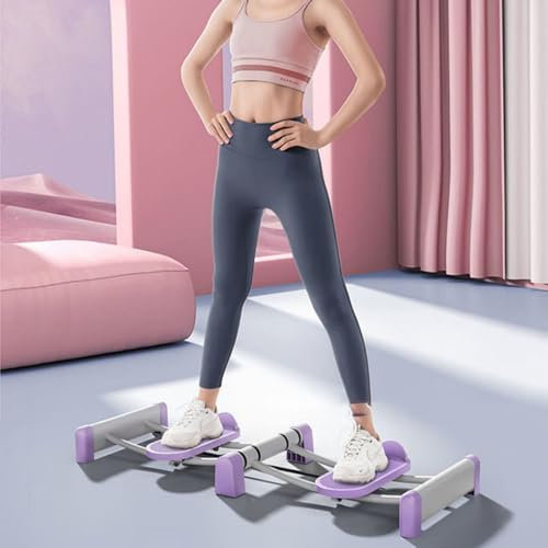 ToeWoe Oberschenkel-Meister Ski-Simulator-Trainer Faltbarer Innerer Oberschenkeltrainer Fitnessgeräte für Zu Hause für Po-, Bein- und Armstraffung
