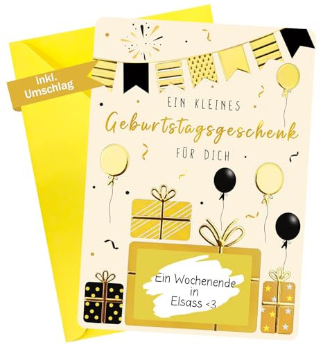 Gutschein Karte Geburtstag - Geburtstagskarte zum Freirubbeln, Gutschein zum Selber Ausfüllen, A6 Geburtstagsgutschein mit Rubbelaufkleber, Lustige Geburtstagskarten für Freundin Frauen Männer