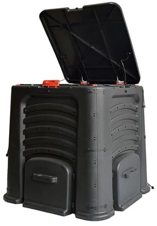 Large 105 Gallon Compost Bin Outdoor Composting Barrel for Garden Backyard 400L Capacity Durable Container for Organic Waste EcoFriendly Compost Bins for Efficient Recycling