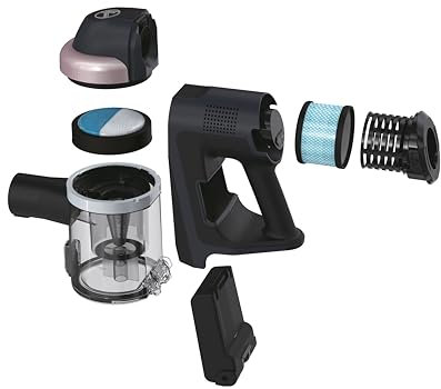 Hoover U107 Kit filtro per aspirapolvere, antiodore, filtraggio extra, ricambio originale, compatibile con Hoover HF4
