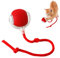 Ihonyi - Juguete interactivo para gatos eléctricos, juguete para gatos, autoocupación, puntero láser, gato, automático de rodadura, juguete de gato, bola para gatos perros (rojo)