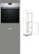 Premium-Ambiente CAF203 Hochschrank 1-türig für Herd/Micro 154cm hoch 60cm breit Softclosing eingelassener Griff EURODEKOR®(eGriff-Anschlag rechts, 63 Staubgrau)