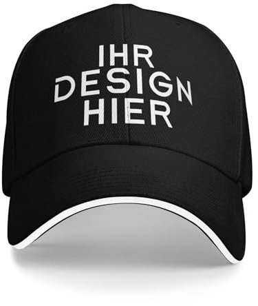 Tingwei personalisiert Cap personalisierte Basecap personalisierte Baseballkappe personalisiertes Cap mit Foto/Logo/Text Cap selbst gestalten Trucker-Caps für Männer & Frauen in großen Mengen