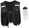 Milageto Gilet d'hydratation Respirant avec Bouteille de Gymnase pour Hommes Femmes Pack d'eau légère réglable pour la randonnée à Cyclisme, Noir