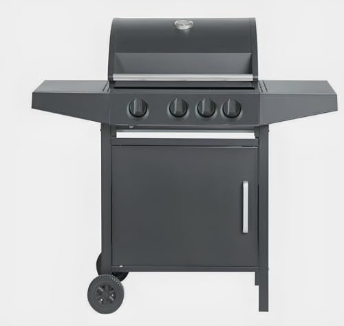 Barbecue a gas Ambra Garden Montana 3 fuochi + 1 fornello laterale 13,3 KW