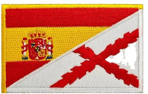 Parche bordado 3D con bandera de España