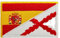 Parche bordado 3D con bandera de España