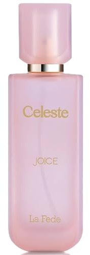 Celeste Joice 100ml La Fede by Khadlaj Perfume for Women - Elixir Her Parfum with Notes of Pear Jasmine and Peach- Fruity Vanilla Strawberry